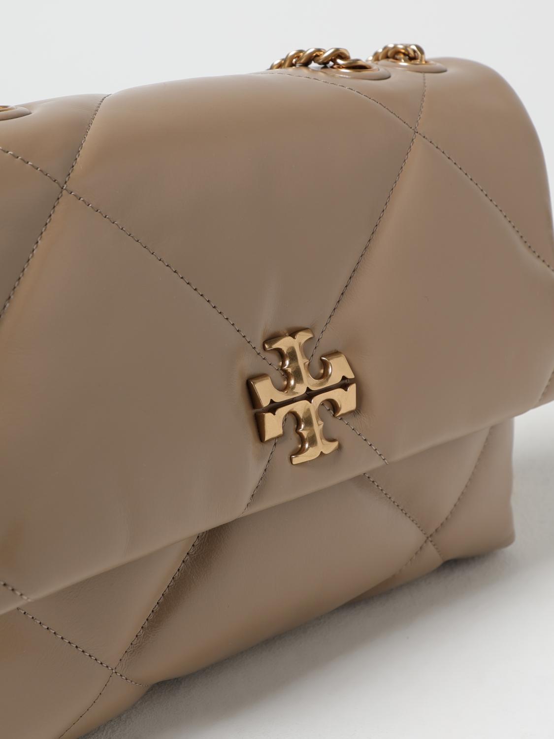 TORY BURCH BORSA A SPALLA: Borsa a spalla Kira in nappa trapuntata Tory Burch, Beige - Img 3