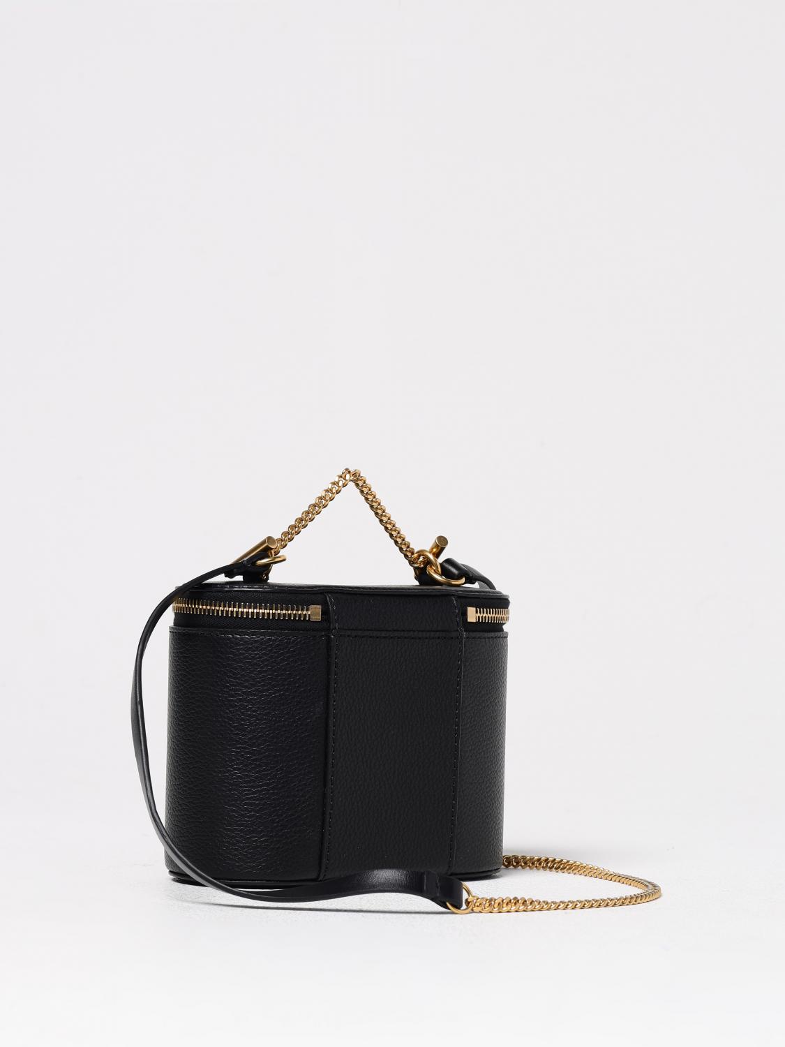 CHLOÉ BORSA MINI: Borsa Marcie Vanity Mini Chloè in pelle a grana, Nero - Img 3