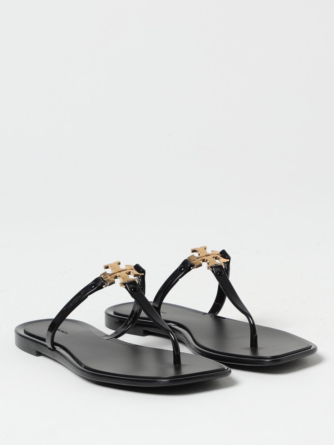 TORY BURCH FLAT SANDALS: Heeled sandals woman Tory Burch, Black - Img 2