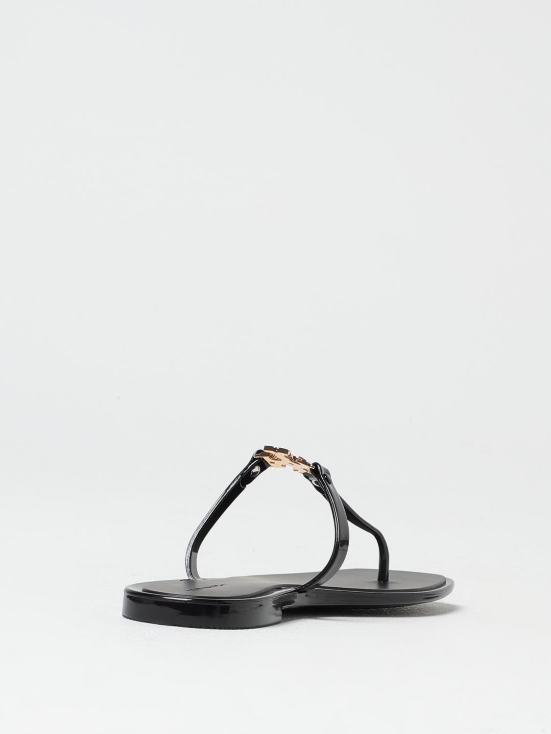 TORY BURCH FLAT SANDALS: Heeled sandals woman Tory Burch, Black - Img 3