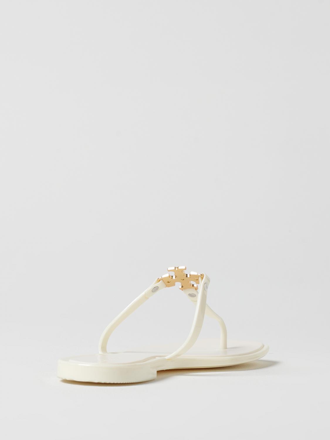 TORY BURCH FLAT SANDALS: Heeled sandals woman Tory Burch, Ivory - Img 3