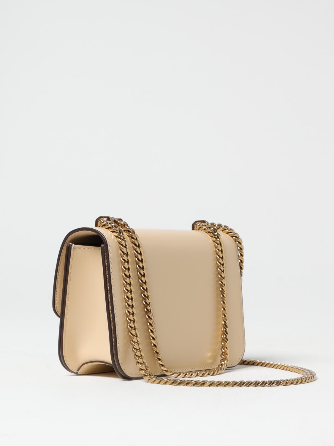 TORY BURCH BORSA A SPALLA: Borsa a tracolla Eleanor Tory Burch in pelle, Avorio - Img 2