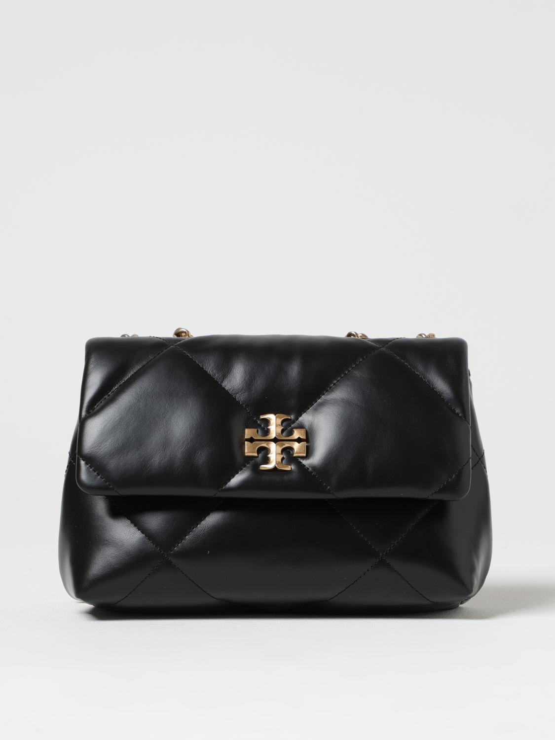 TORY BURCH BORSA A SPALLA: Borsa a spalla Kira in nappa trapuntata Tory Burch, Nero - Img 1