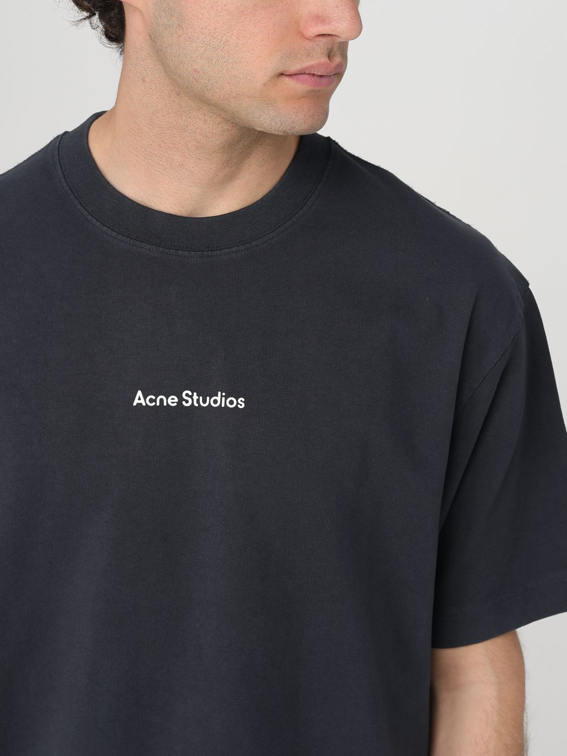 ACNE STUDIOS T-SHIRT: T-shirt men Acne Studios, Black - Img 4