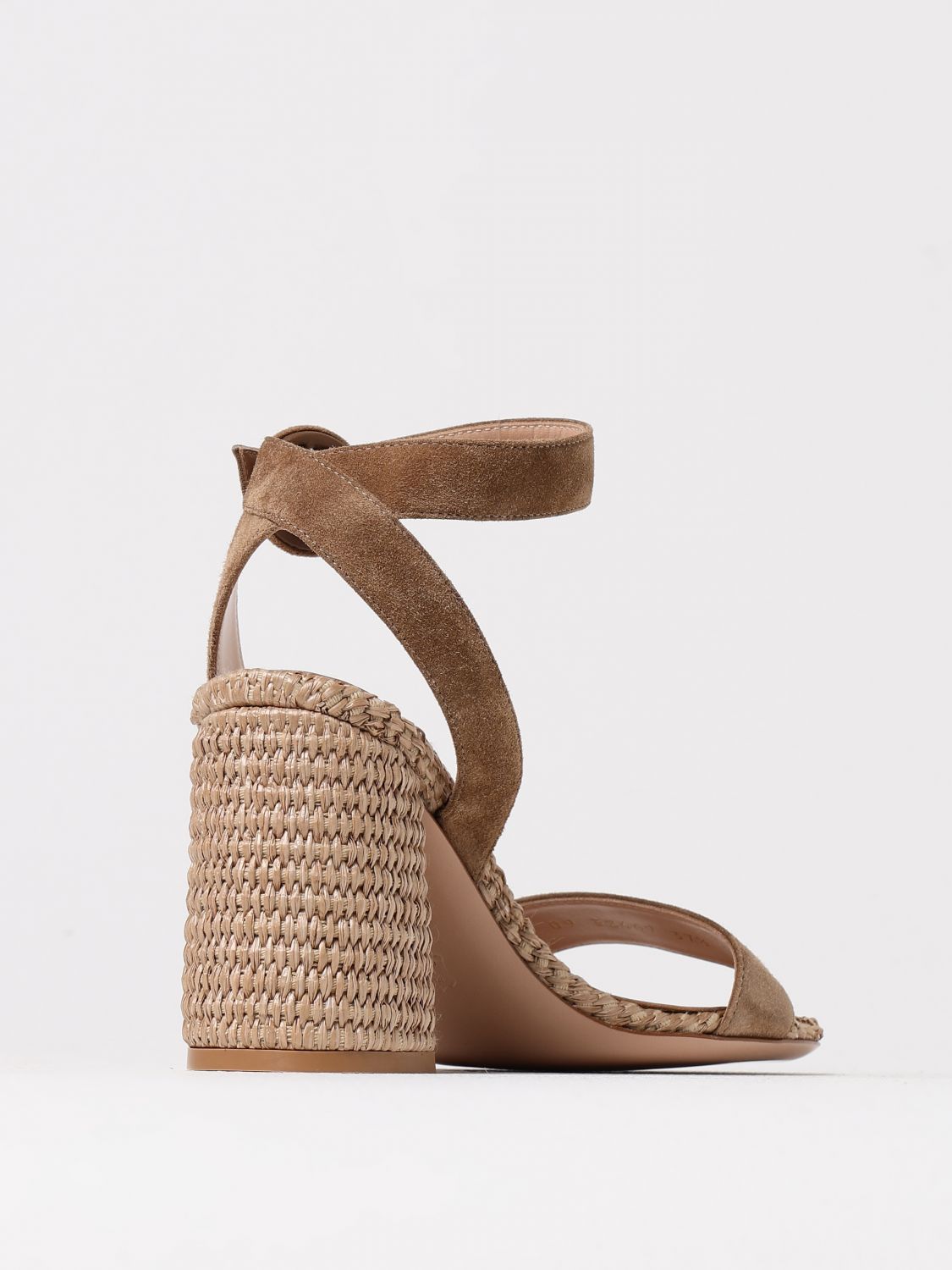 GIANVITO ROSSI HEELED SANDALS: Heeled sandals woman Gianvito Rossi, Camel - Img 3