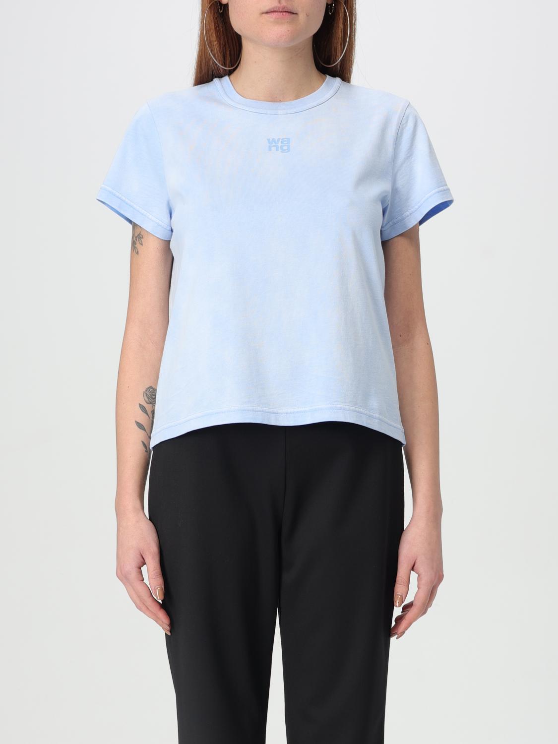 ALEXANDER WANG T-SHIRT: T-shirt woman Alexander Wang, Blue - Img 1