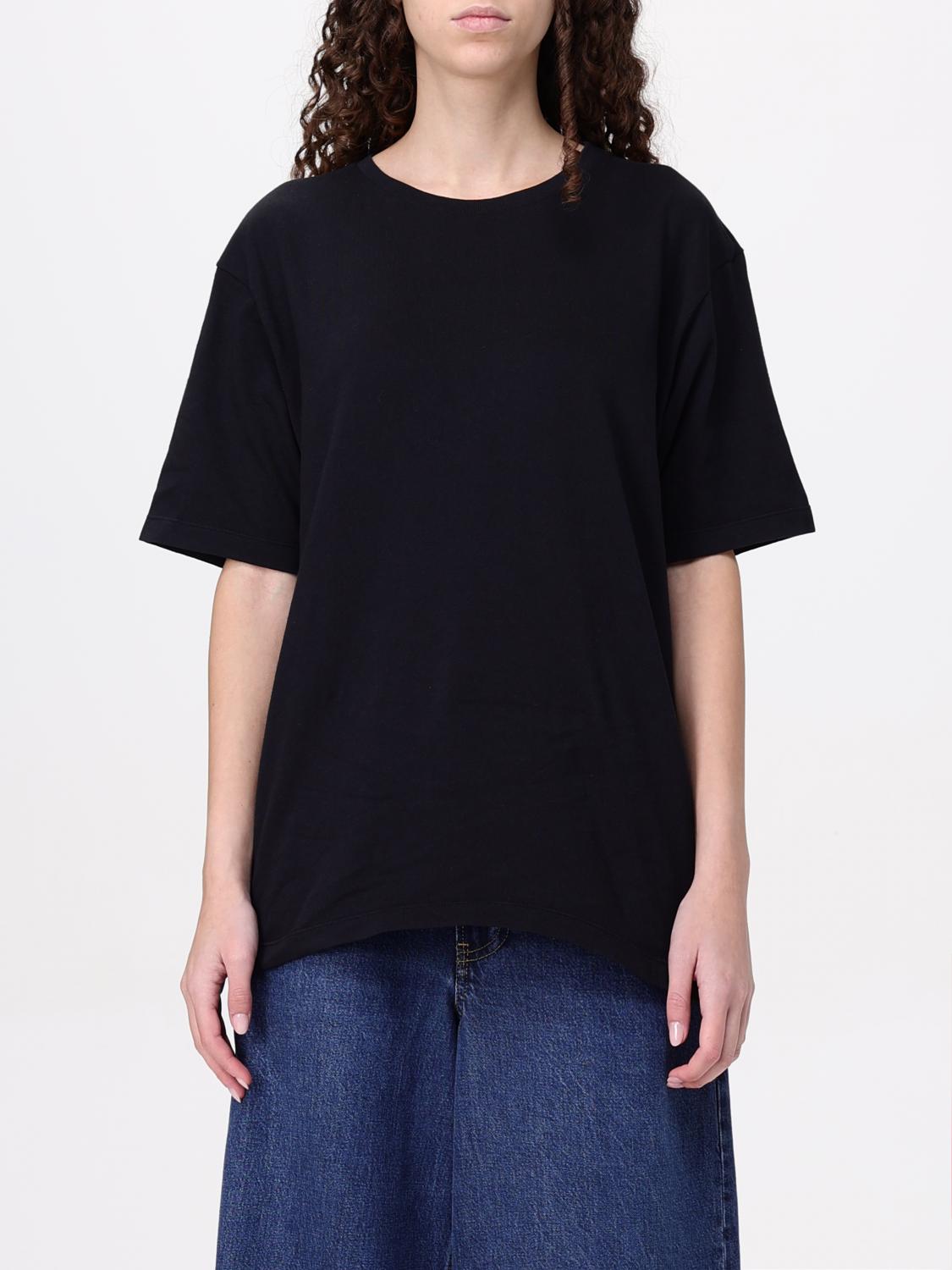 KHAITE T-SHIRT: T-shirt woman Khaite, Black - Img 1