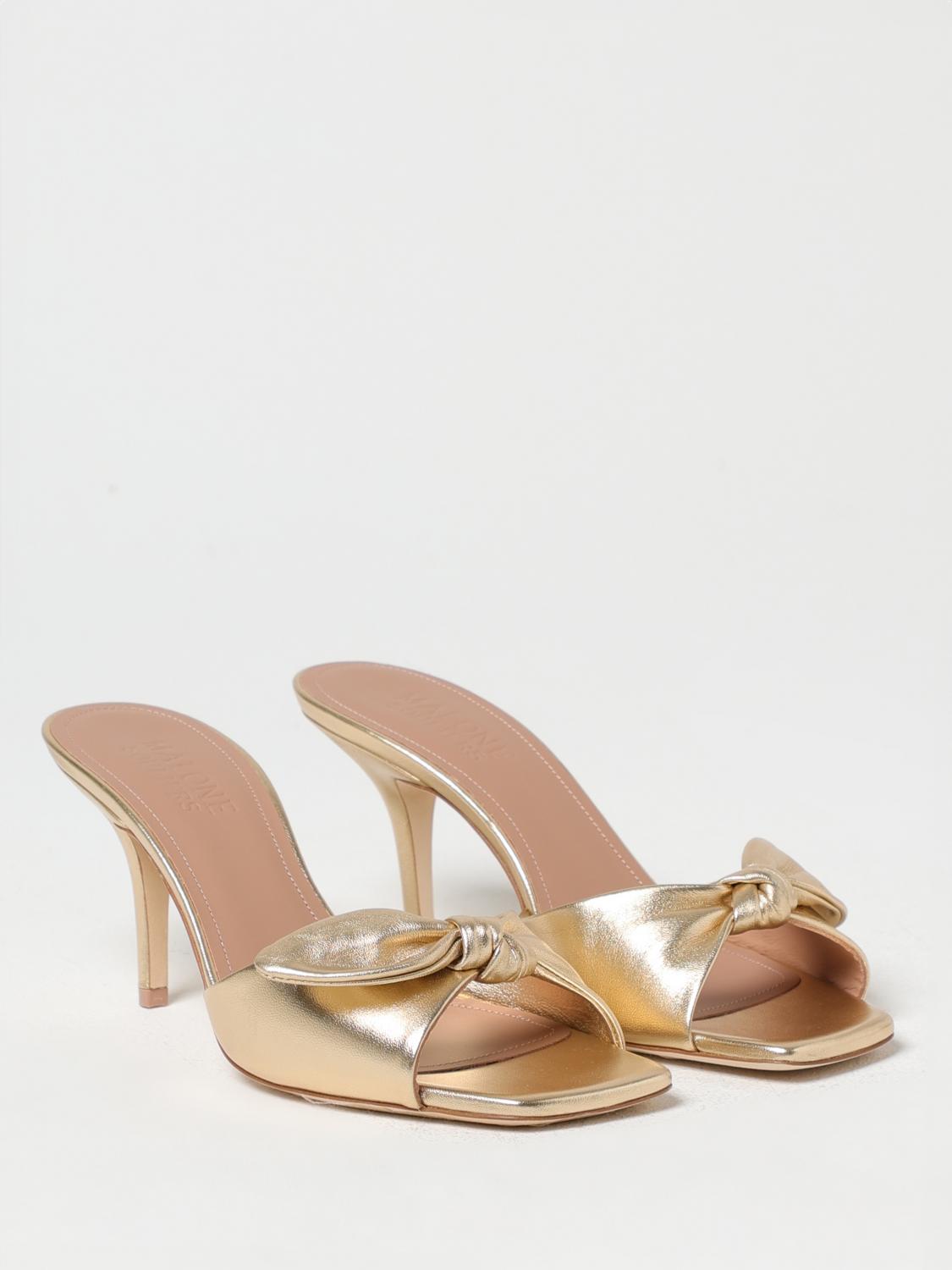 MALONE SOULIERS HEELED SANDALS: Heeled sandals woman Malone Souliers, Gold - Img 2