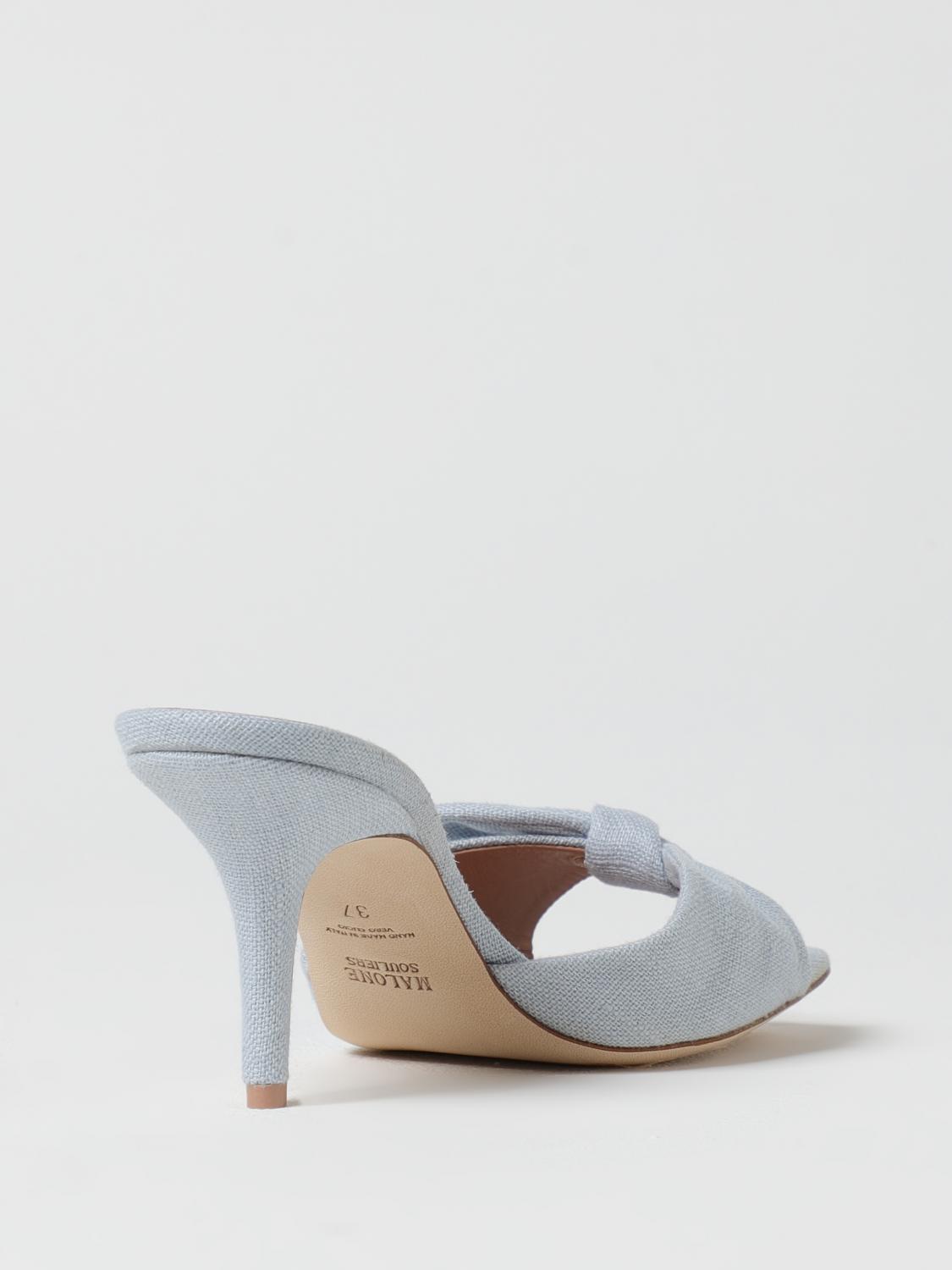 MALONE SOULIERS HEELED SANDALS: Heeled sandals woman Malone Souliers, Blue - Img 3