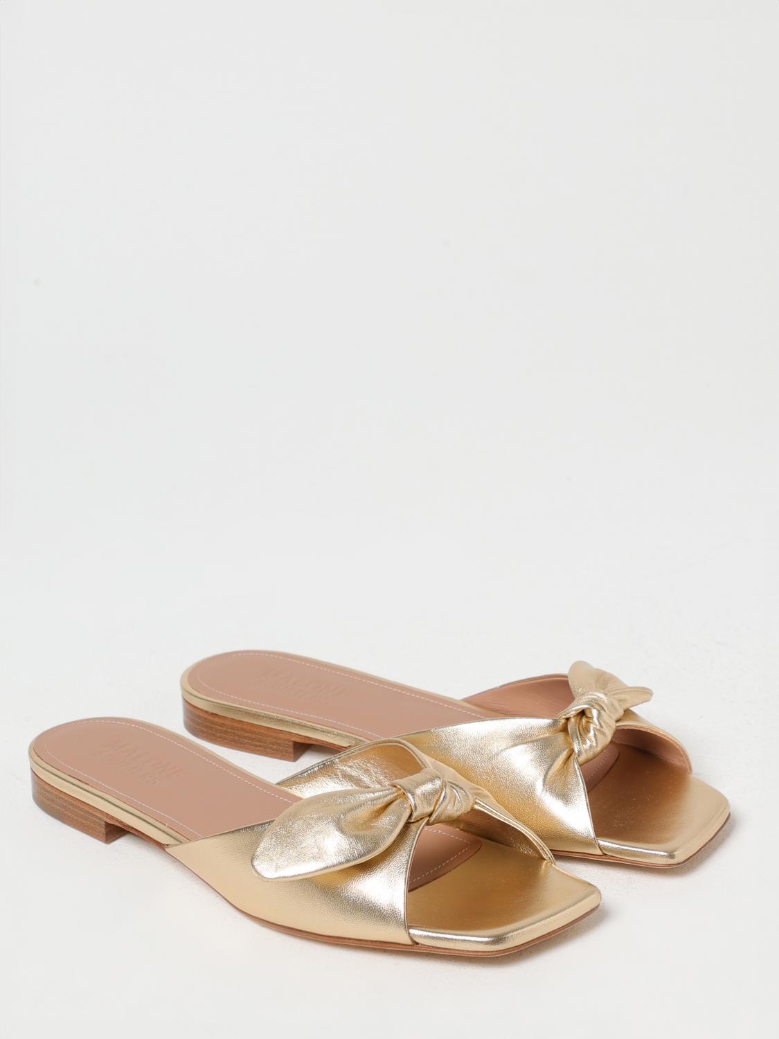 MALONE SOULIERS FLAT SANDALS: Ballet flats woman Malone Souliers, Gold - Img 2