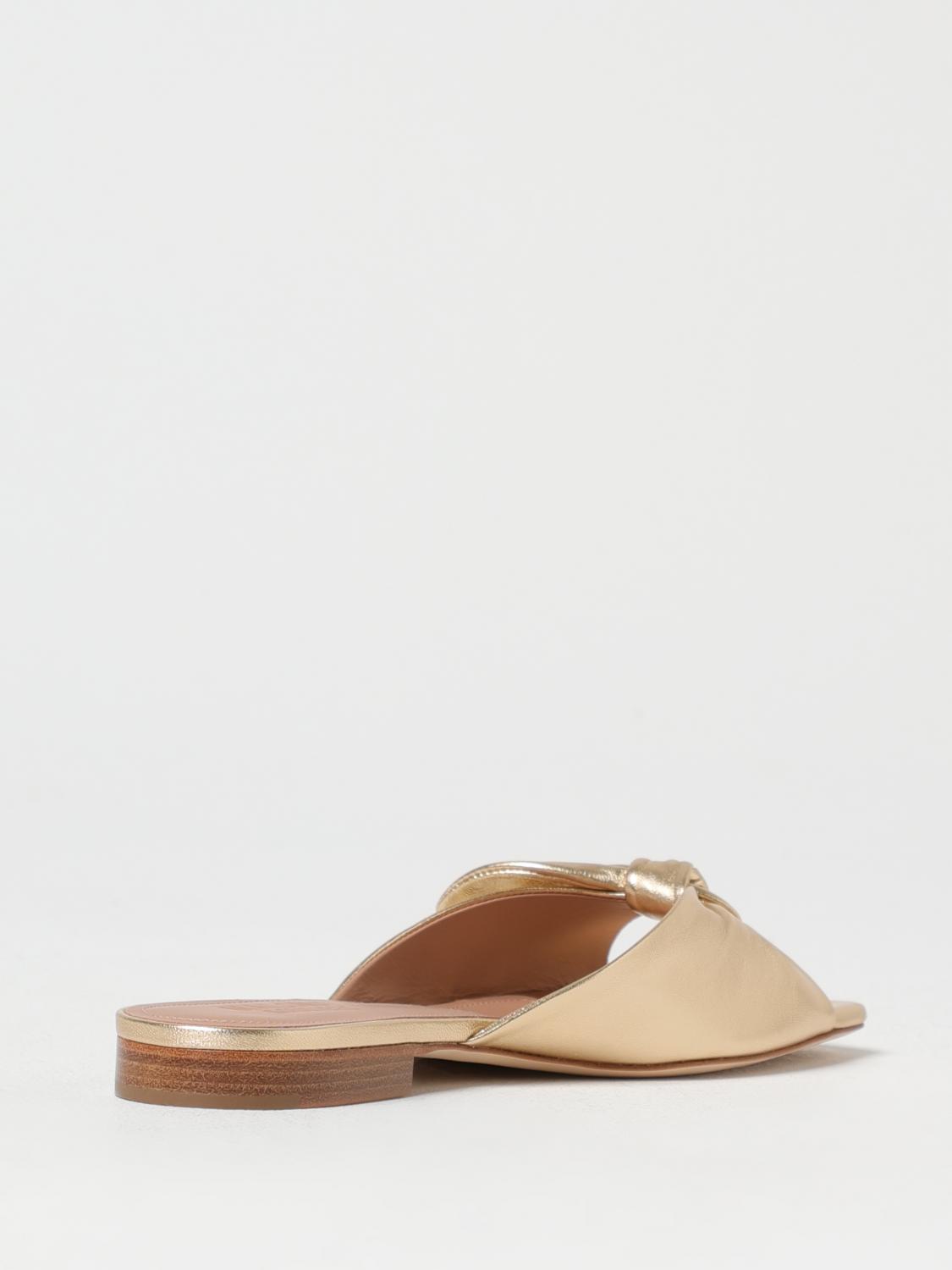 MALONE SOULIERS FLAT SANDALS: Ballet flats woman Malone Souliers, Gold - Img 3