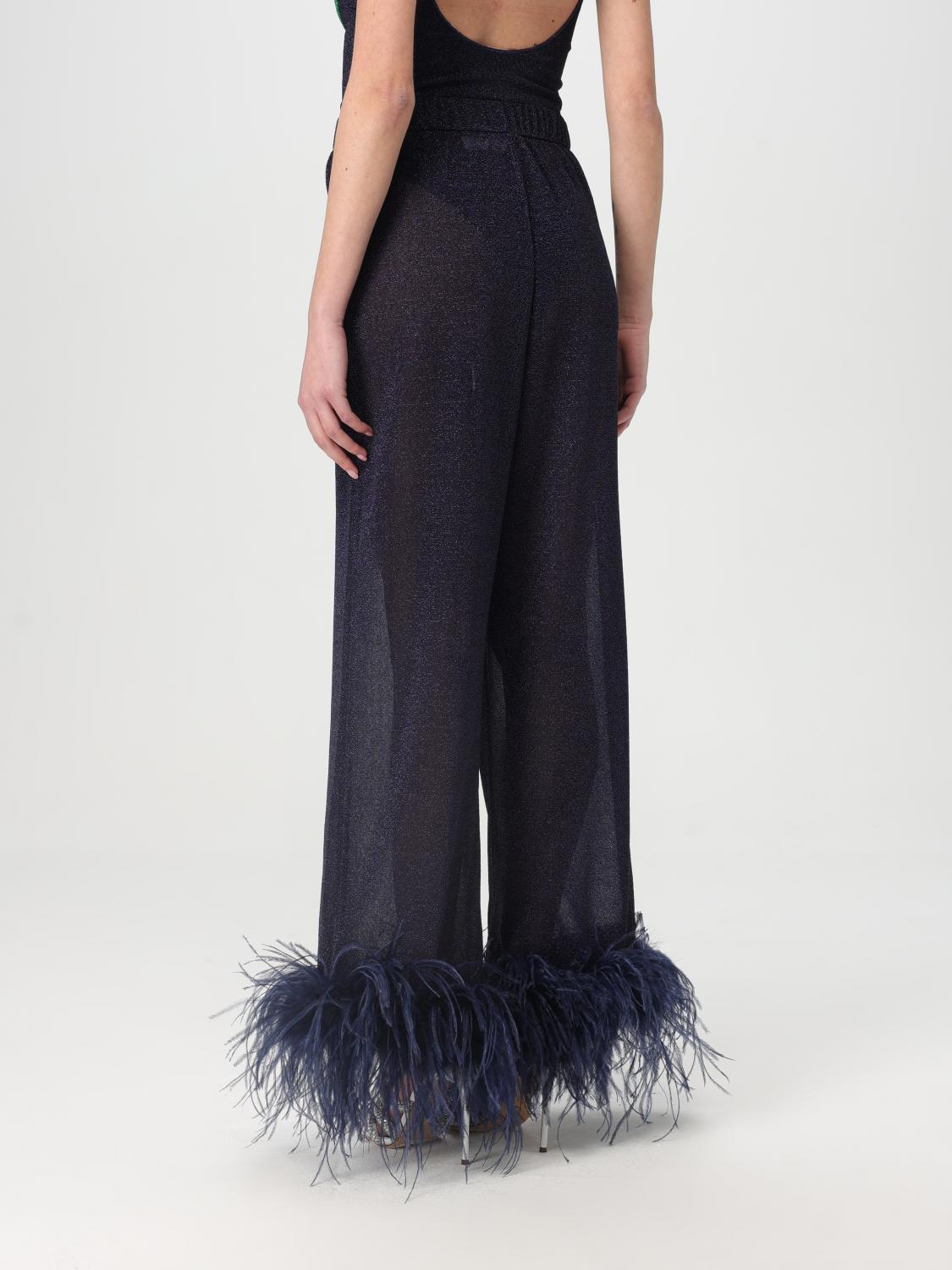 OSÉREE PANTALONI: Pantalone Oséree in misto viscosa lurex , Blue - Img 3