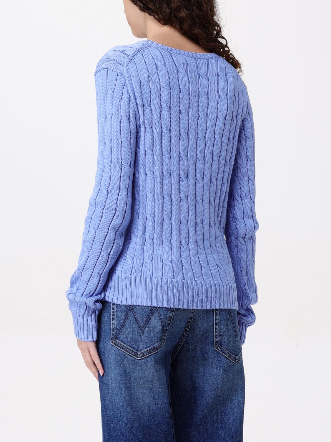 POLO RALPH LAUREN SWEATER: Sweater woman Polo Ralph Lauren, Blue - Img 2