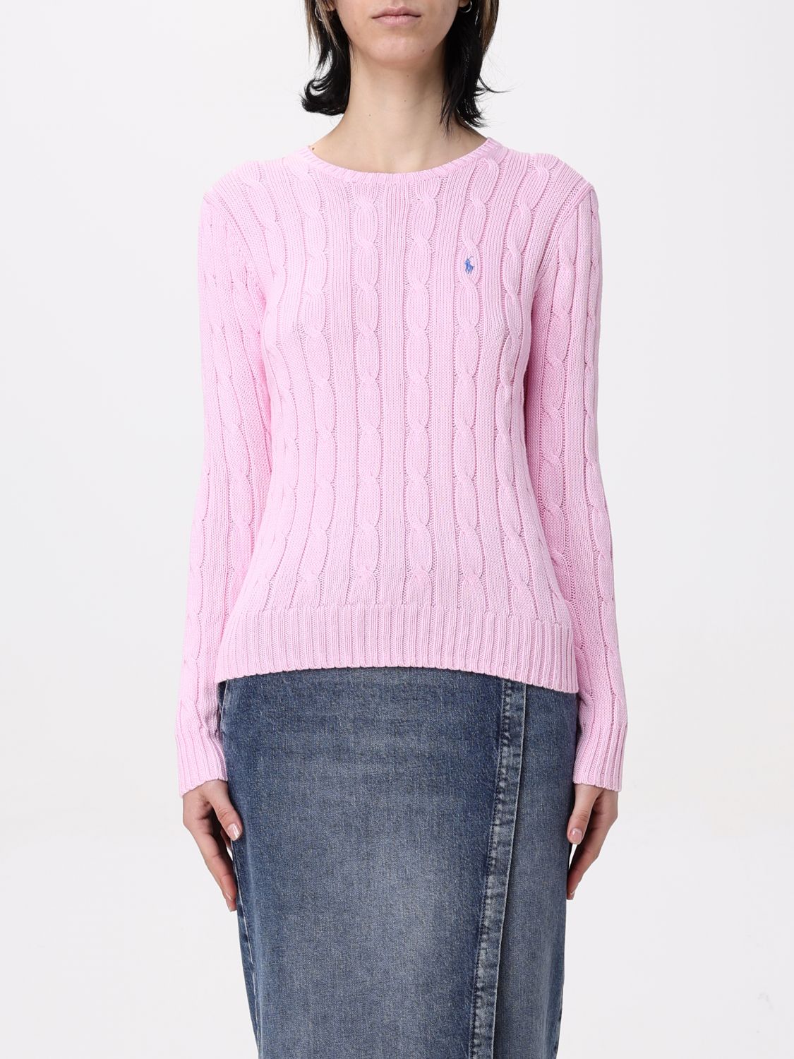 POLO RALPH LAUREN SWEATER: Sweater woman Polo Ralph Lauren, Pink - Img 1