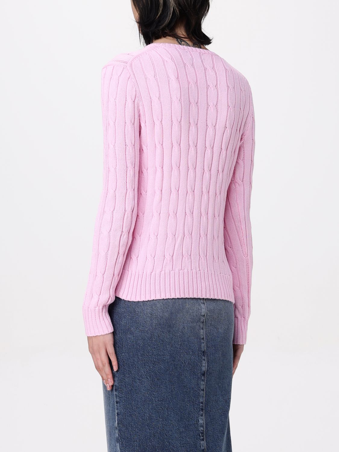 POLO RALPH LAUREN SWEATER: Sweater woman Polo Ralph Lauren, Pink - Img 2