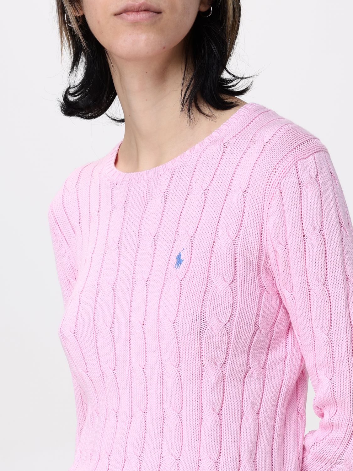 POLO RALPH LAUREN SWEATER: Sweater woman Polo Ralph Lauren, Pink - Img 3