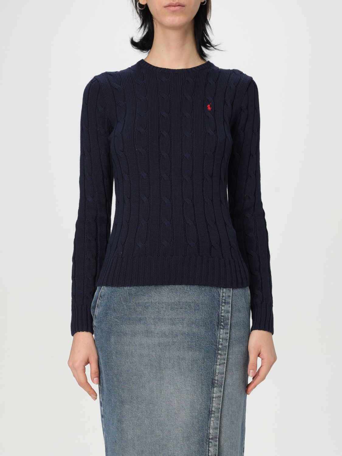 POLO RALPH LAUREN MAGLIA: Pullover Polo Ralph Lauren in cotone tricot , Blue 1 - Img 1