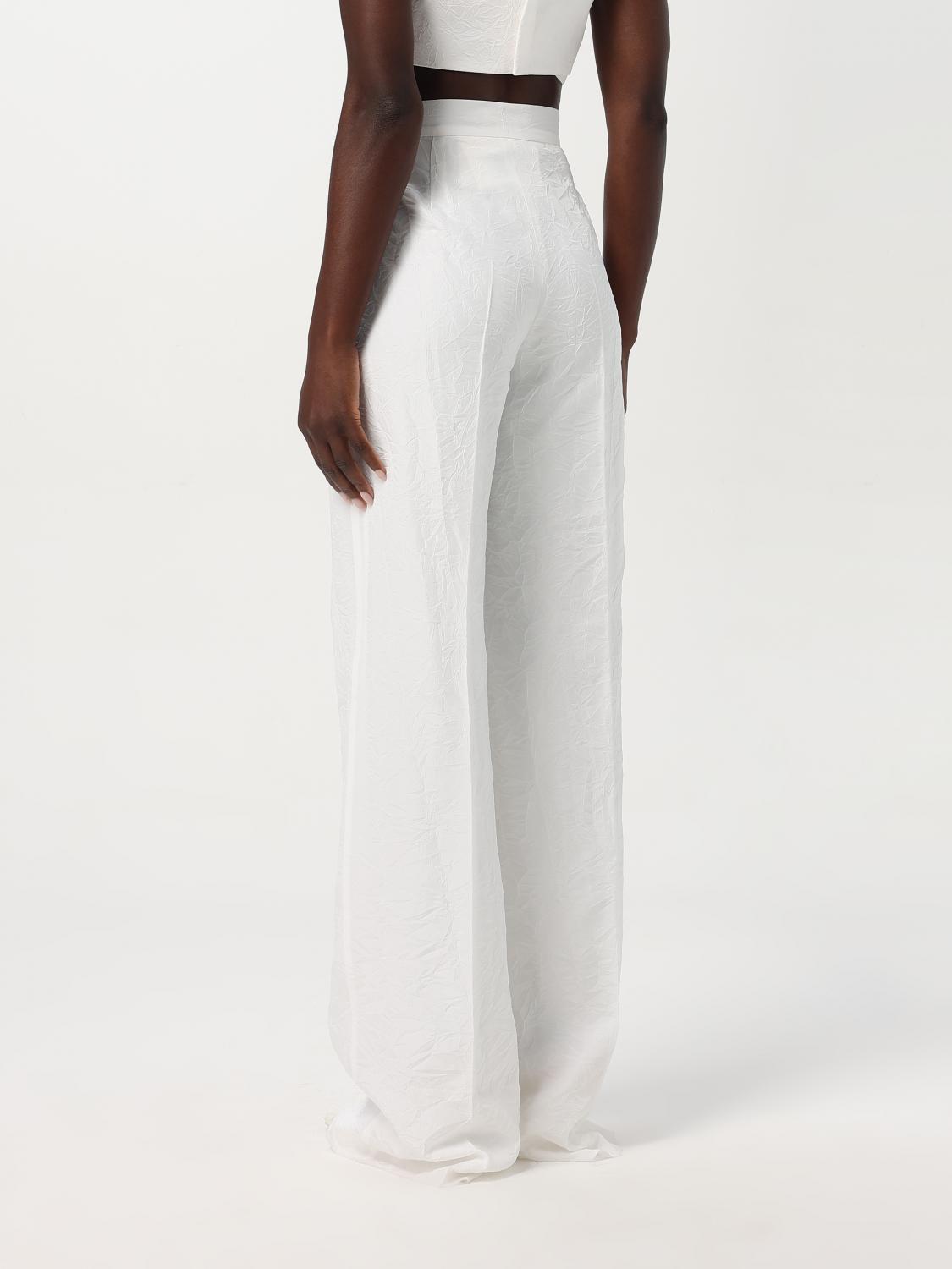 'S MAX MARA PANTS: Pants woman 's Max Mara, White - Img 3