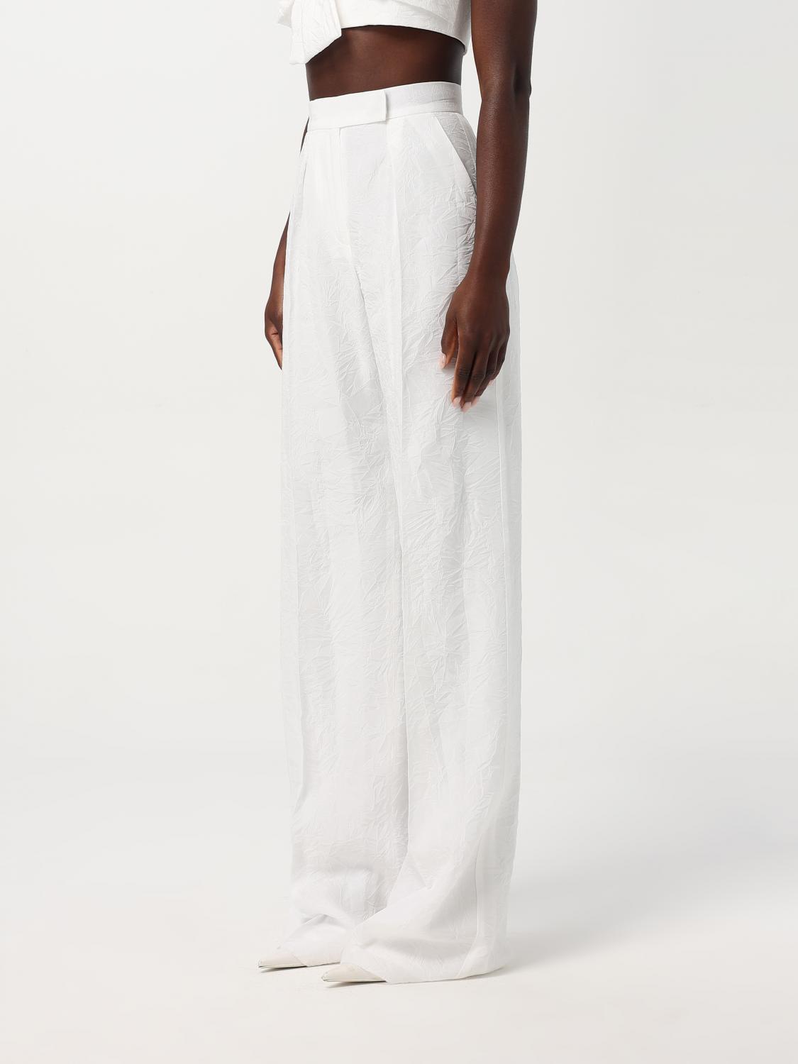 'S MAX MARA PANTS: Pants woman 's Max Mara, White - Img 4