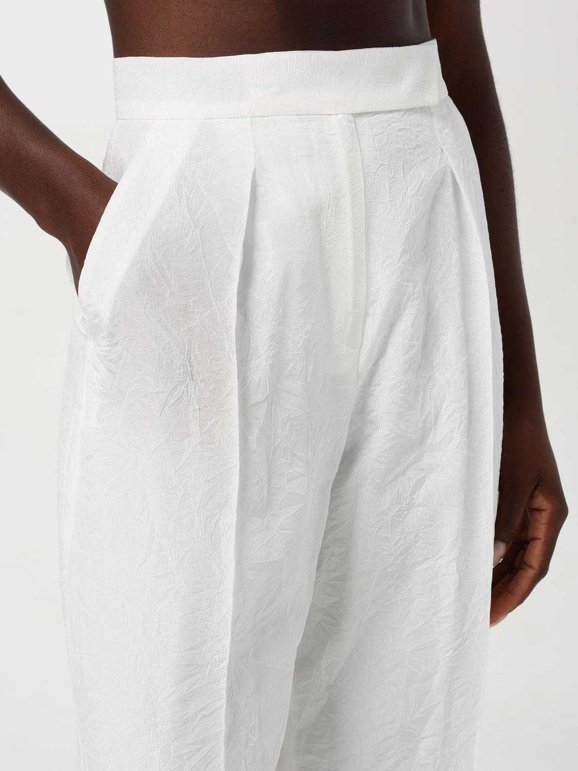 'S MAX MARA PANTS: Pants woman 's Max Mara, White - Img 5