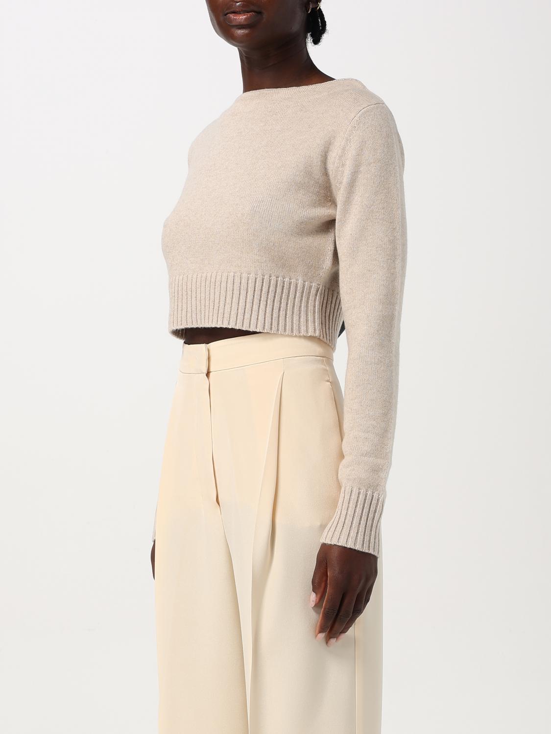 MAX MARA SWEATER: Sweater woman Max Mara, Beige - Img 4