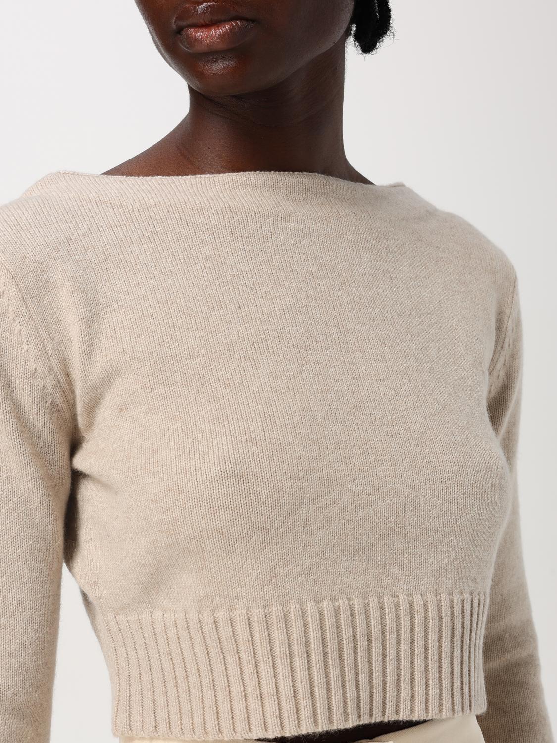 MAX MARA SWEATER: Sweater woman Max Mara, Beige - Img 5