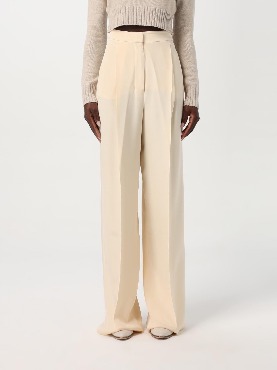 MAX MARA PANTS: Pants woman Max Mara, Ivory - Img 1