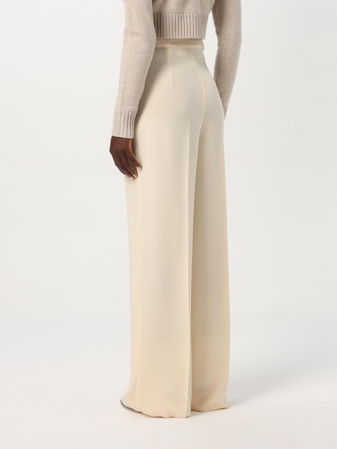 MAX MARA PANTS: Pants woman Max Mara, Ivory - Img 3