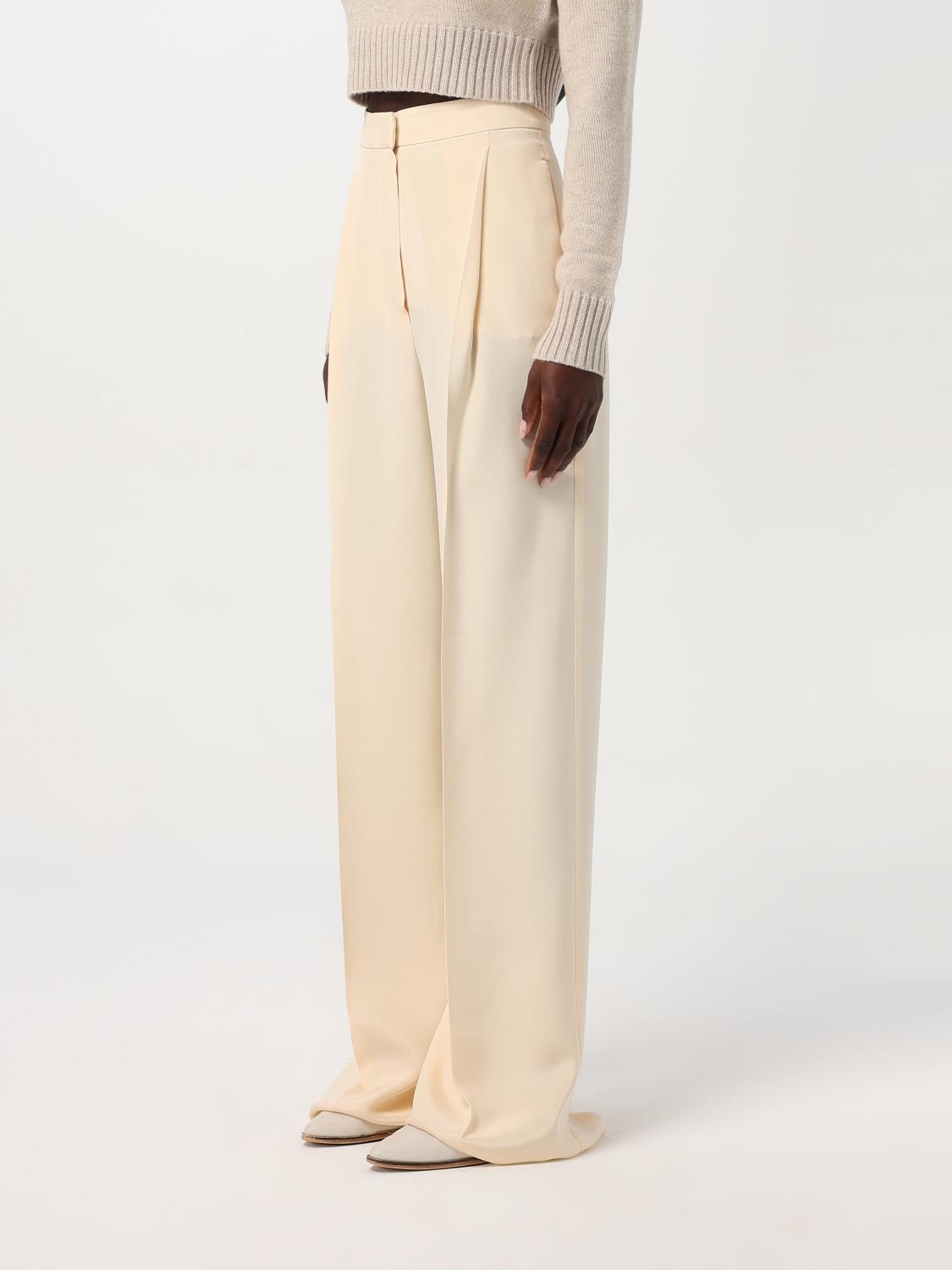 MAX MARA PANTS: Pants woman Max Mara, Ivory - Img 4