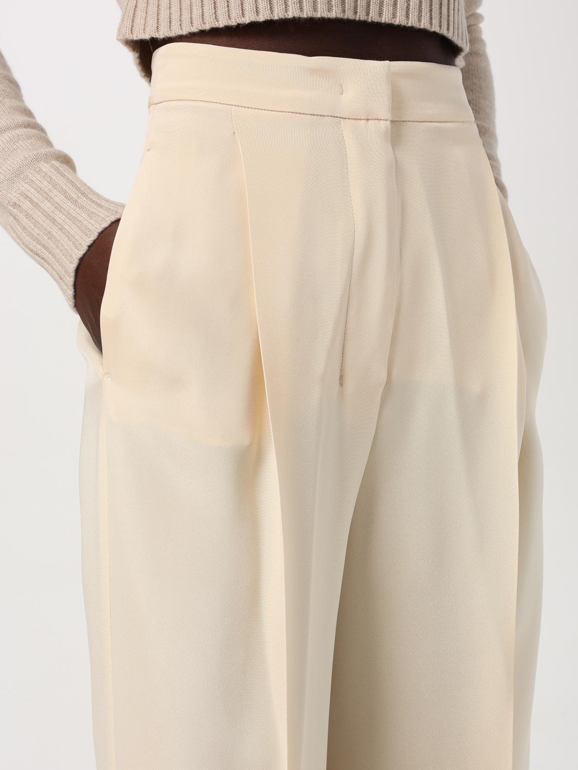 MAX MARA PANTS: Pants woman Max Mara, Ivory - Img 5