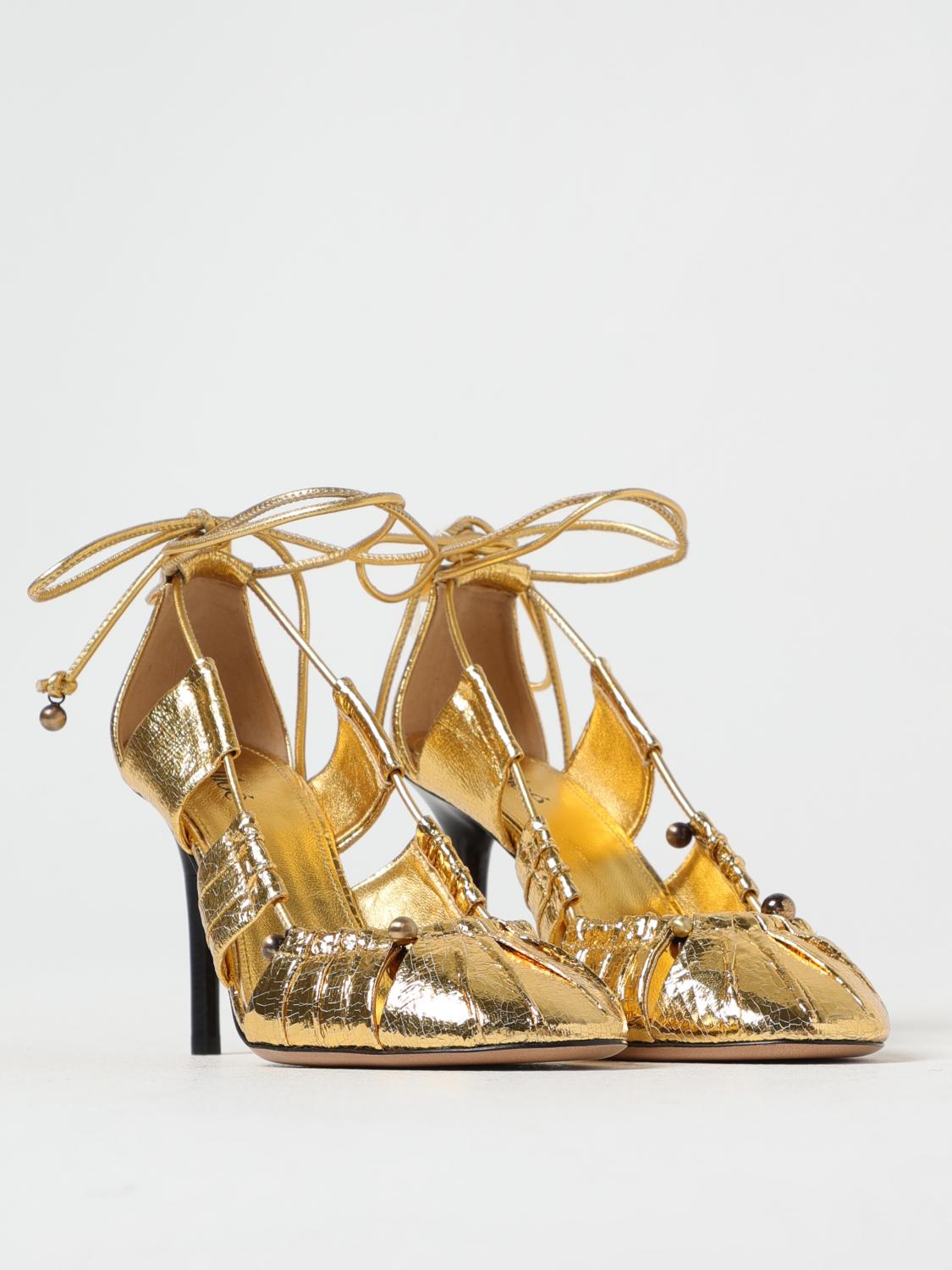 CHLOÉ ZAPATOS DE TACÓN: Zapatos de tacón mujer ChloÉ, Oro - Img 2