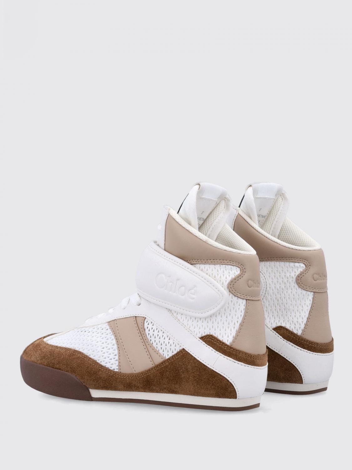 CHLOÉ BASKETS: Baskets femme ChloÉ, Marron - Img 3