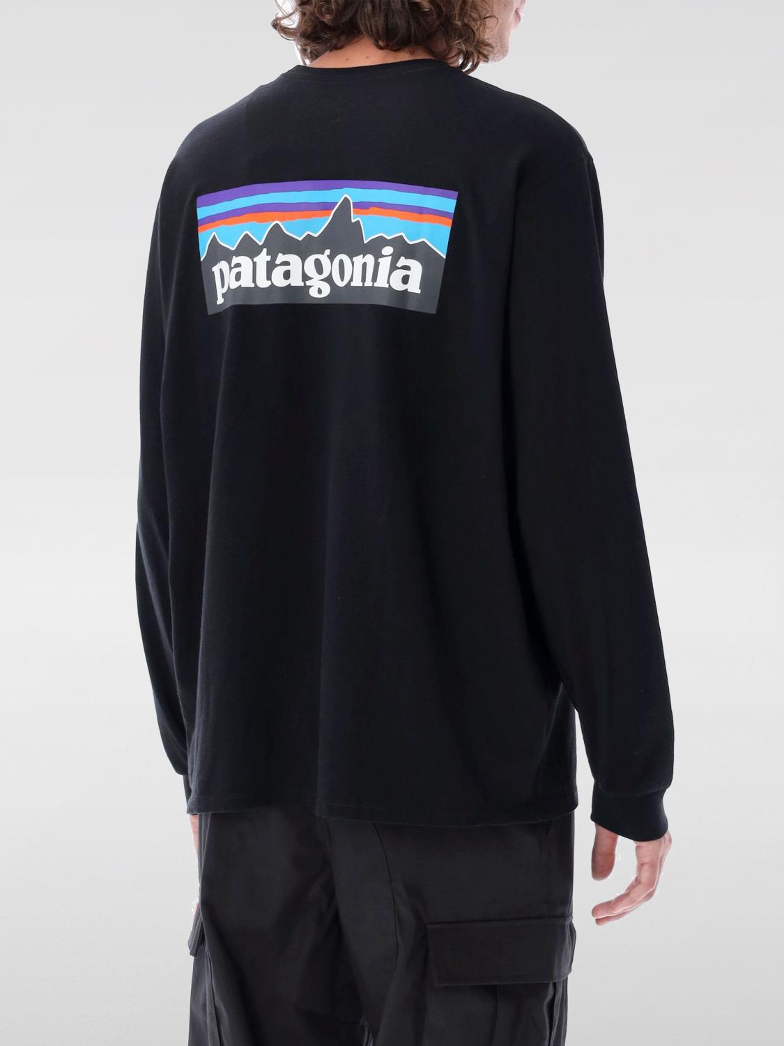 PATAGONIA CAMISETA: Camiseta Patagonia de algodón reciclado con estampado de logo, Negro - Img 2