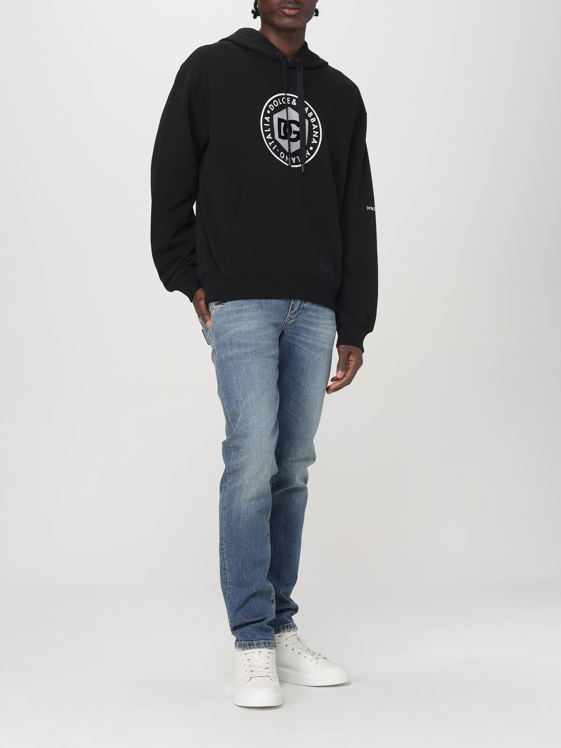 DOLCE & GABBANA SWEATSHIRT: Pull homme Dolce & Gabbana, Noir - Img 2