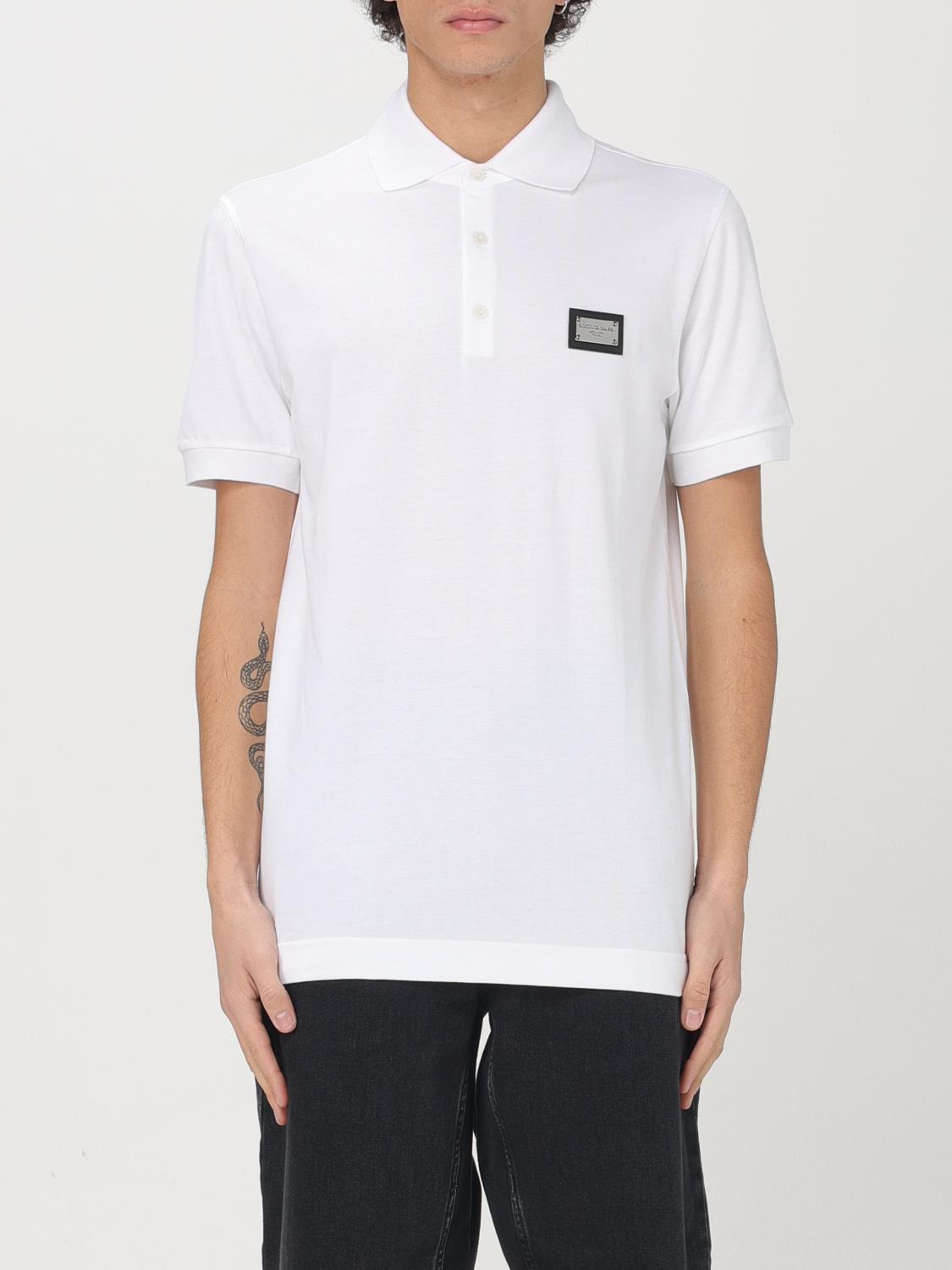 DOLCE & GABBANA POLO SHIRT: Polo shirt men Dolce & Gabbana, White - Img 1