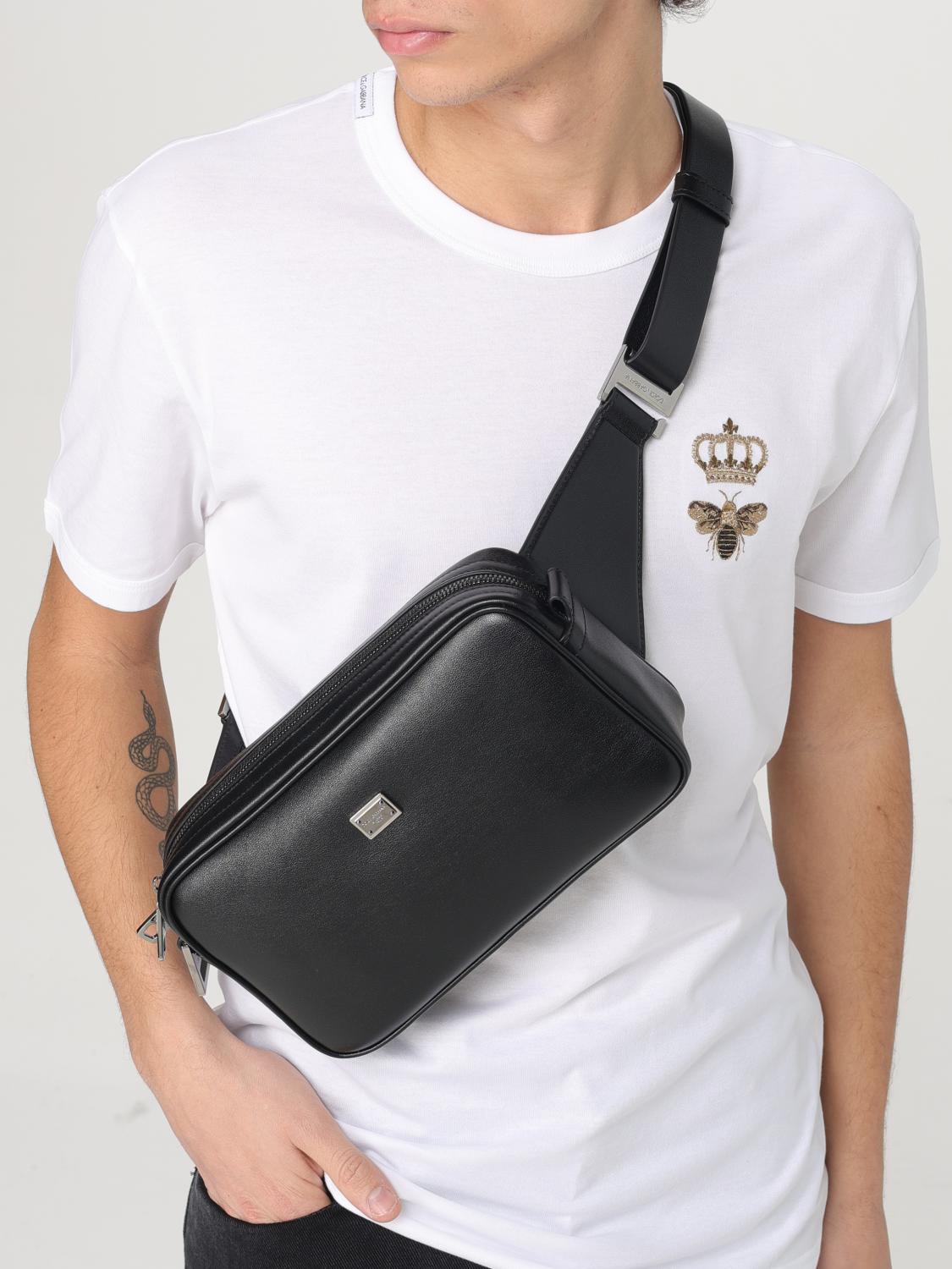 DOLCE & GABBANA SHOULDER BAG: Bags men Dolce & Gabbana, Black - Img 2