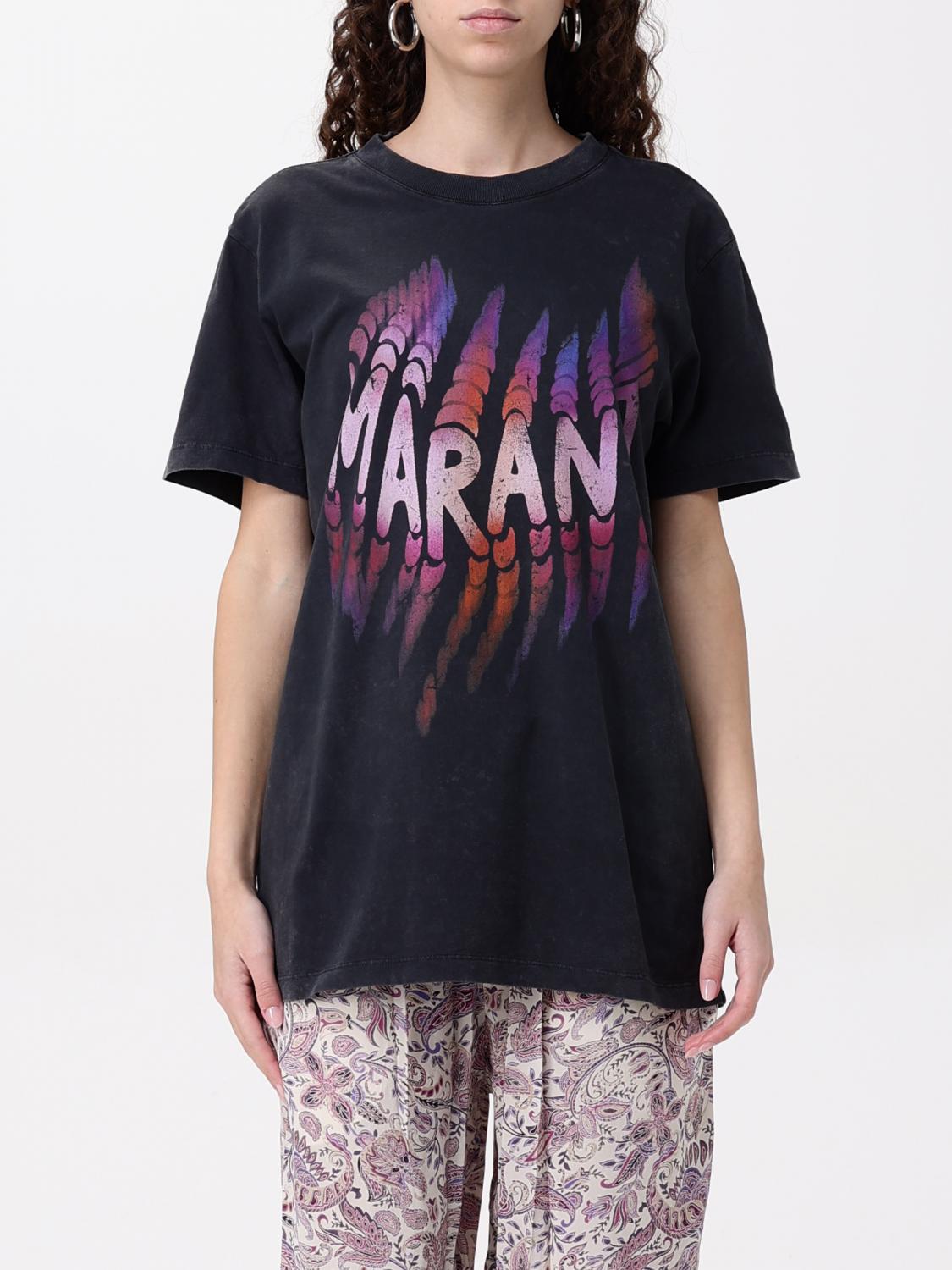 ISABEL MARANT ETOILE T-SHIRT: T-shirt woman Isabel Marant Etoile, Black - Img 1