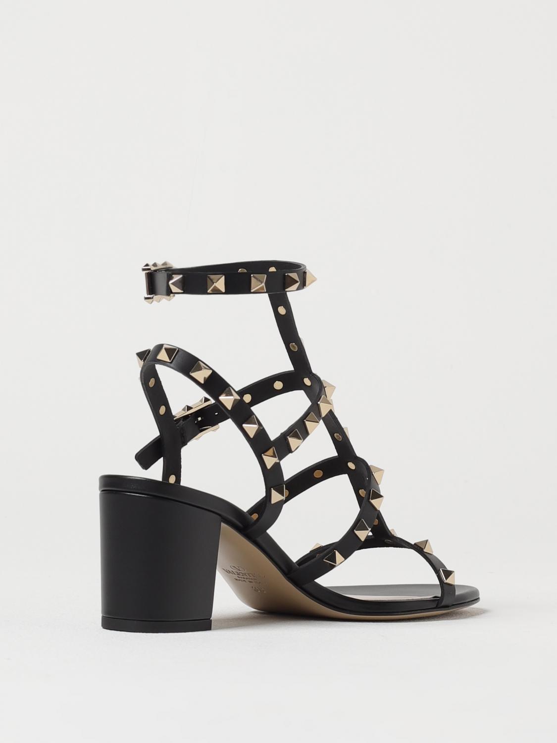 VALENTINO GARAVANI HEELED SANDALS: Shoes woman Valentino Garavani, Black - Img 3