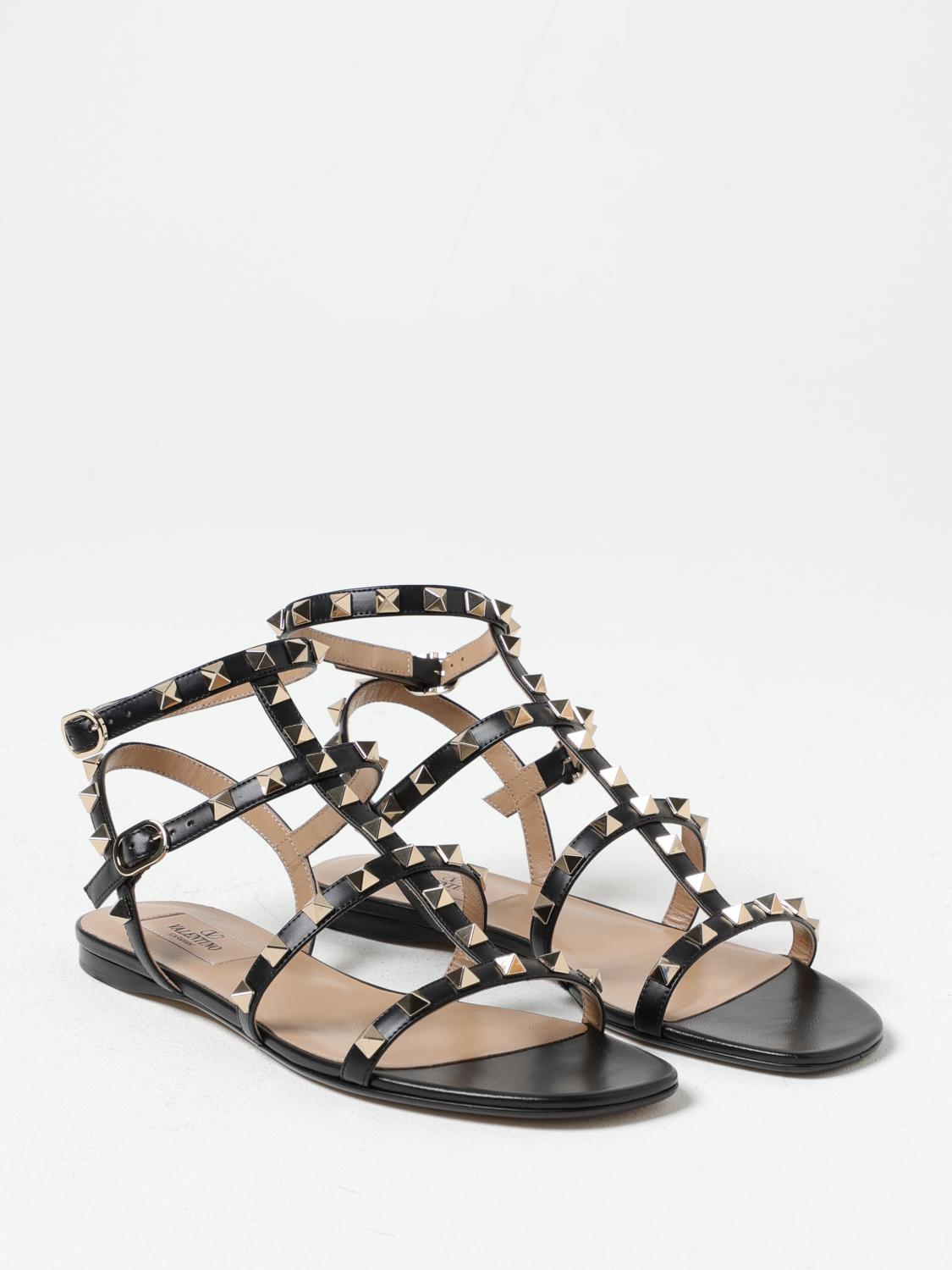 VALENTINO GARAVANI FLAT SANDALS: Shoes woman Valentino Garavani, Black - Img 2