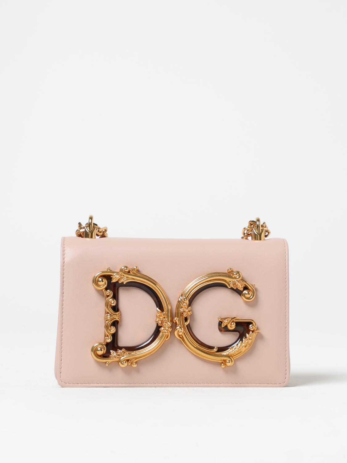 DOLCE & GABBANA CROSSBODY BAGS: Shoulder bag woman Dolce & Gabbana, Blush Pink - Img 1