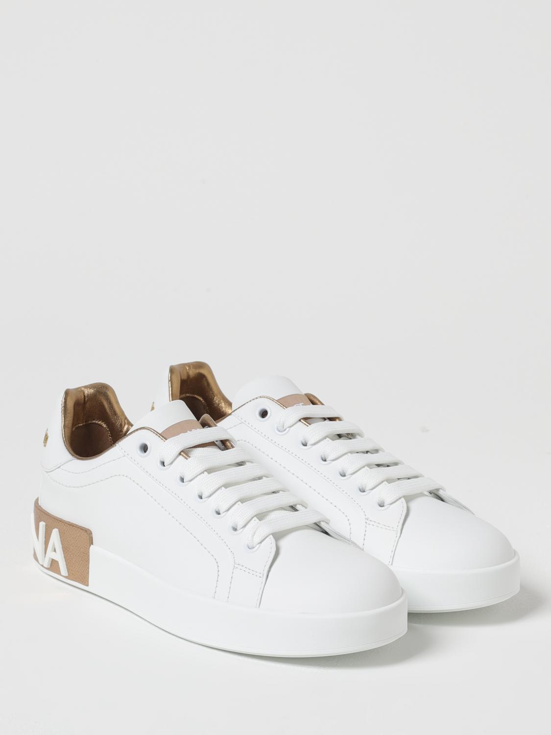 DOLCE & GABBANA SNEAKERS: Sneakers woman Dolce & Gabbana, Gold - Img 2