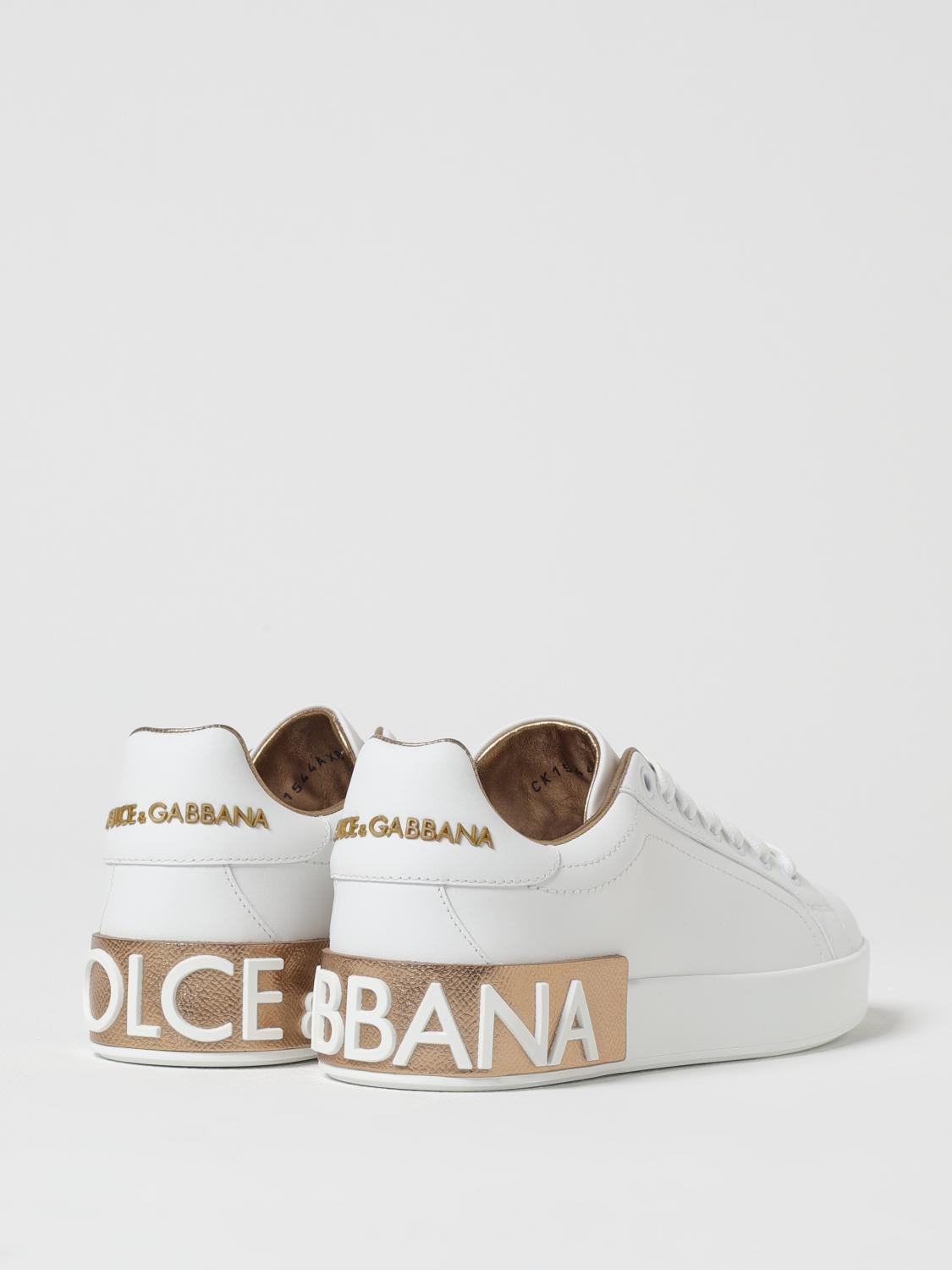 DOLCE & GABBANA SNEAKERS: Sneakers woman Dolce & Gabbana, Gold - Img 3