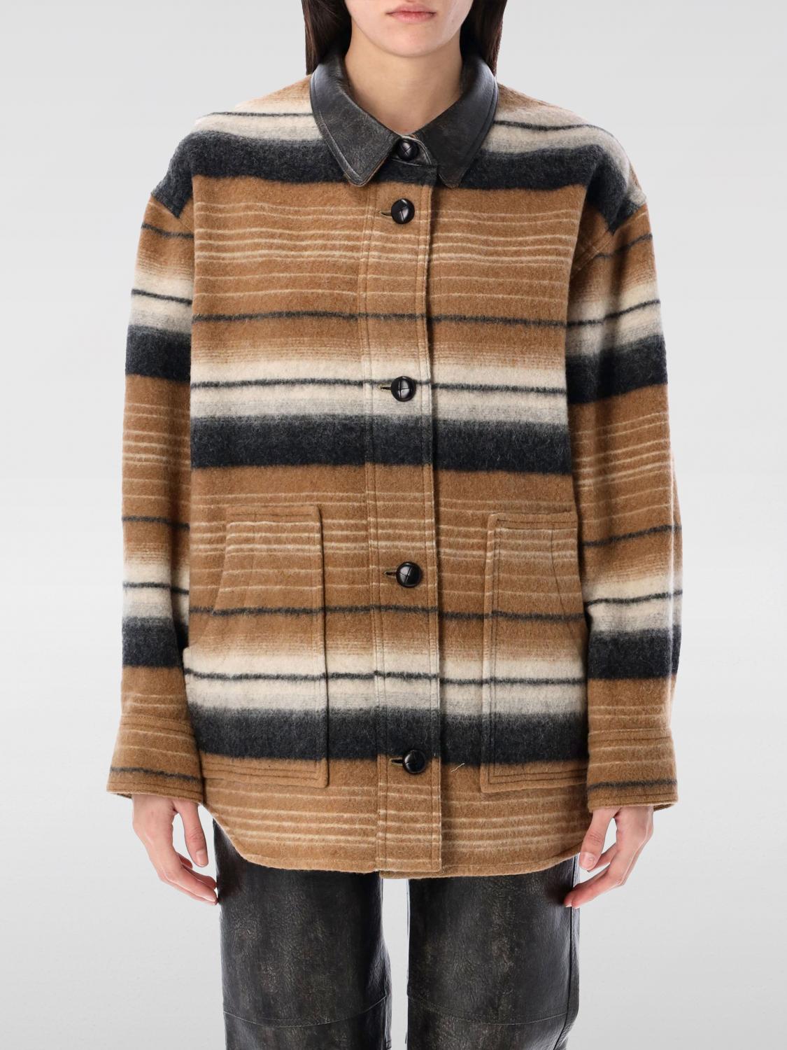 ISABEL MARANT ETOILE JACKE: Hemdbluse damen Isabel Marant Etoile, Camel - Img 1