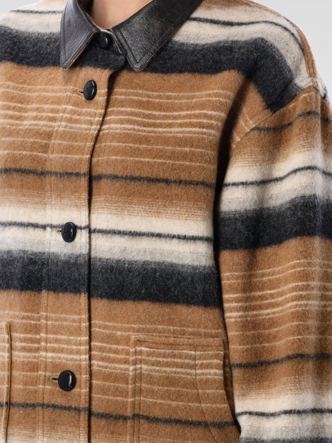 ISABEL MARANT ETOILE JACKE: Hemdbluse damen Isabel Marant Etoile, Camel - Img 3