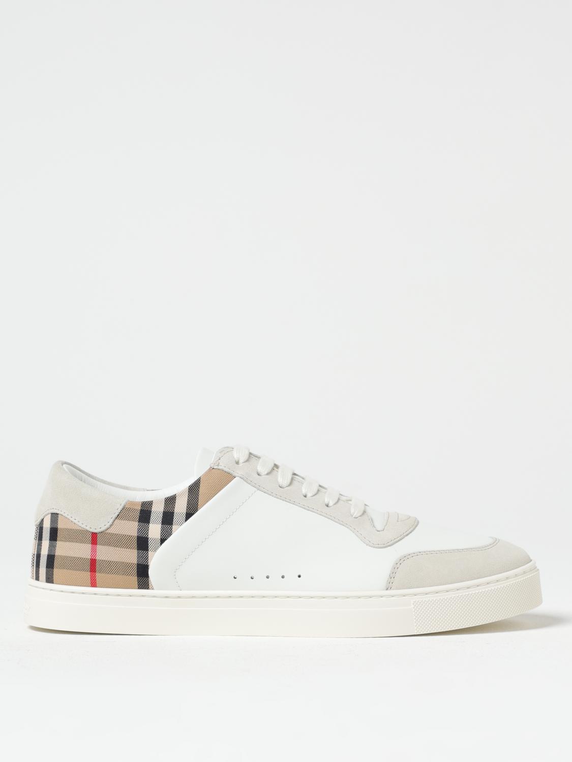 BURBERRY SNEAKERS: Sneakers men Burberry, White - Img 1