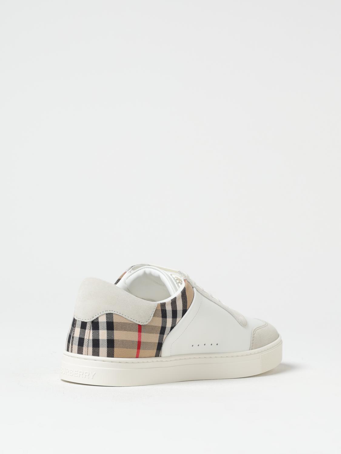 BURBERRY SNEAKERS: Sneakers men Burberry, White - Img 3