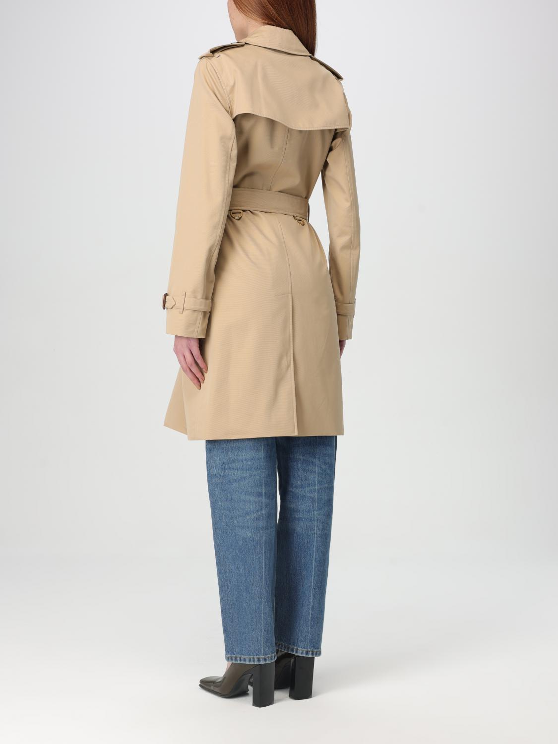 BURBERRY TRENCH COAT: Coat woman Burberry, Honey - Img 3