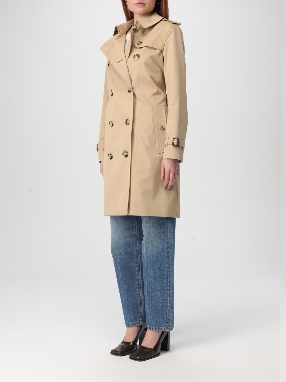 BURBERRY TRENCH COAT: Coat woman Burberry, Honey - Img 4