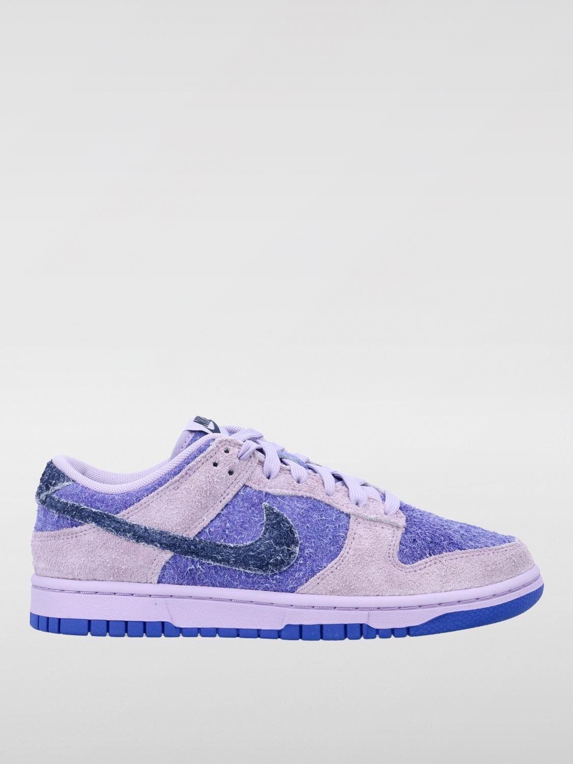 NIKE SNEAKERS: Sneakers Dunk Low SE Nike in camoscio , Blue - Img 1