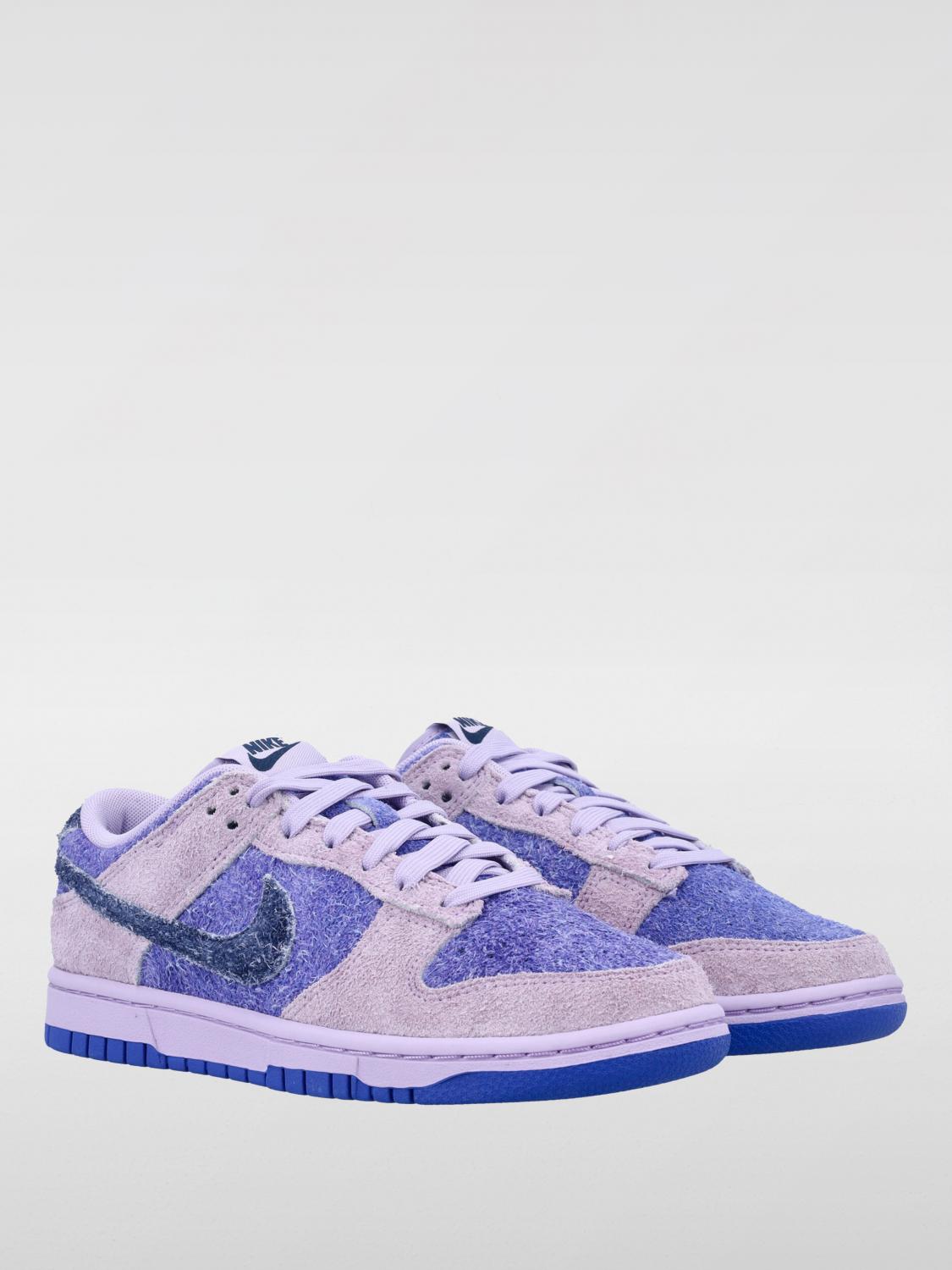 NIKE SNEAKERS: Sneakers Dunk Low SE Nike in camoscio , Blue - Img 2